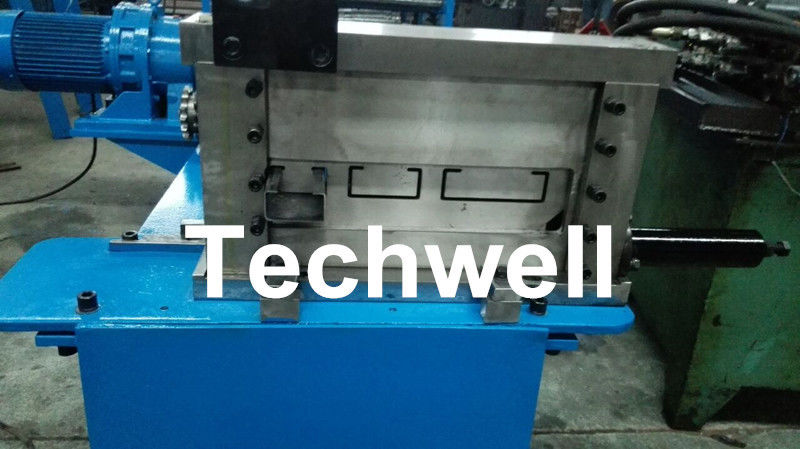 Auto Adjustable C Purlin Roll Forming Machine For Making 3 Profiles With 10-15m/min Forming Speed