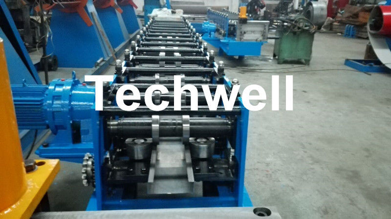 Galvanized Stainless Steel C Channel Roll Forming Machine By PANASONIC PLC Frequency Control