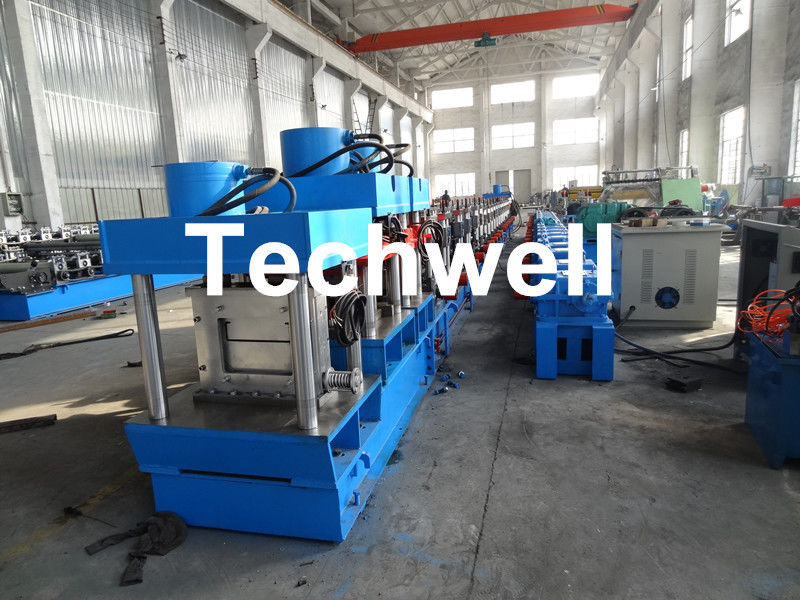 High Frequency PLC Control C / Z Purlin Roll Forming Machine , C Channel Roll Forming Machine