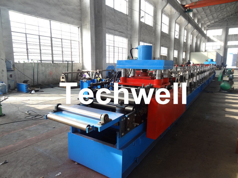 High Frequency PLC Control C / Z Purlin Roll Forming Machine , C Channel Roll Forming Machine