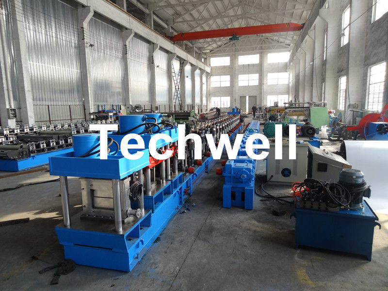 High Frequency PLC Control C / Z Purlin Roll Forming Machine , C Channel Roll Forming Machine