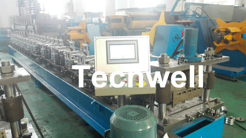 Guiding Column Steel Structure Cold Roll Forming Machine For Making Corrugated Sheet Panel With 0.3-0.7mm Thickness