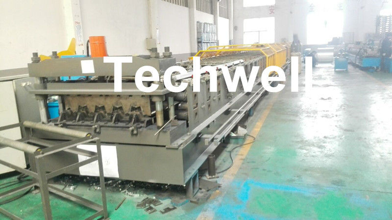 0.8-1.5mm Thickness Galvanized Steel Building Material High Speed Profile Deck Floor Cold Roll Forming Machine