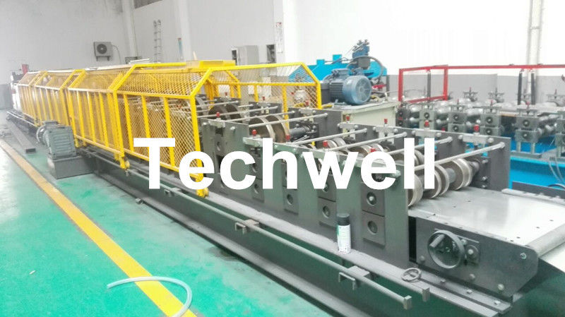 0-15m/min Forming Speed Cold Roll Forming Machine For Making Top Hat Channel , Furring Channel
