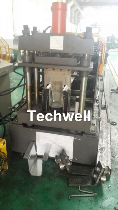 0-15m/min Forming Speed Cold Roll Forming Machine For Making Top Hat Channel , Furring Channel