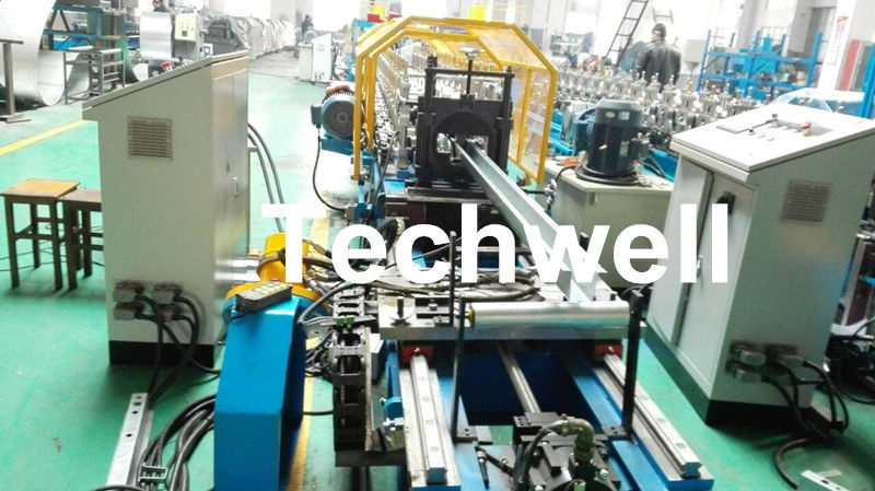 Chain Of Transmission Hat Channel Roll Forming Machine / Furring Channel Roll Forming Machine With 18 Forming Stations