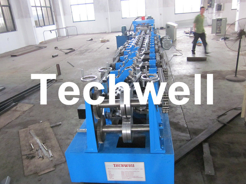 Automatic C & Z Purlin Roll Forming Machine Interchangeable with 17 Main Rollers