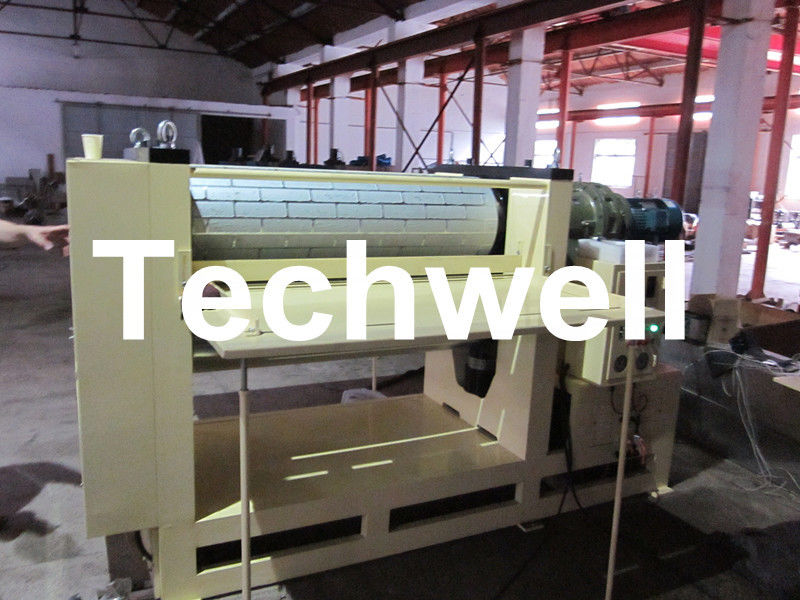 3.8 Ton MDF / Wood Embossing Machine with Up-Down Roll Heating Device