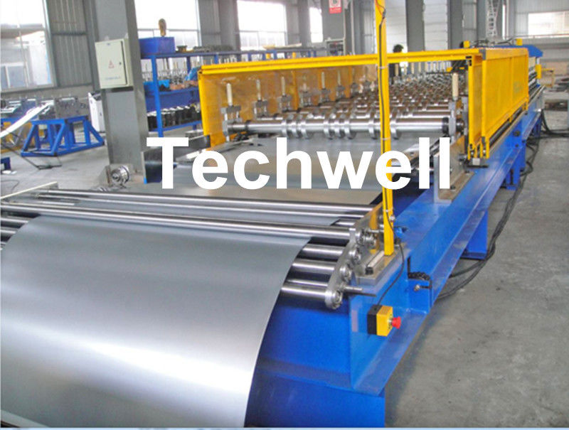 Custom Made Color Steel Roof Wall Roll Forming Machine With PPGI , GI Forming Material