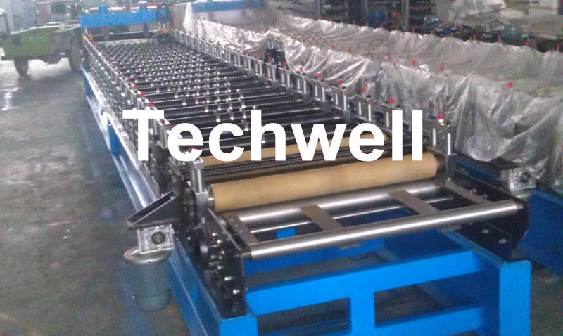 Main Motor Power 7.5kw Roofing Sheet Making Machine / IBR Profile Roll Forming Machine