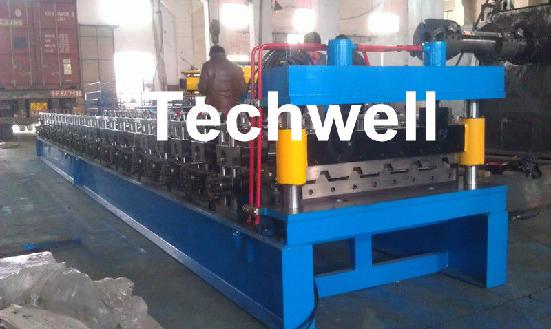 IBR Roofing Sheet Roll Forming Machine / IBR Panel Forming Machine For Making Roof Wall Cladding