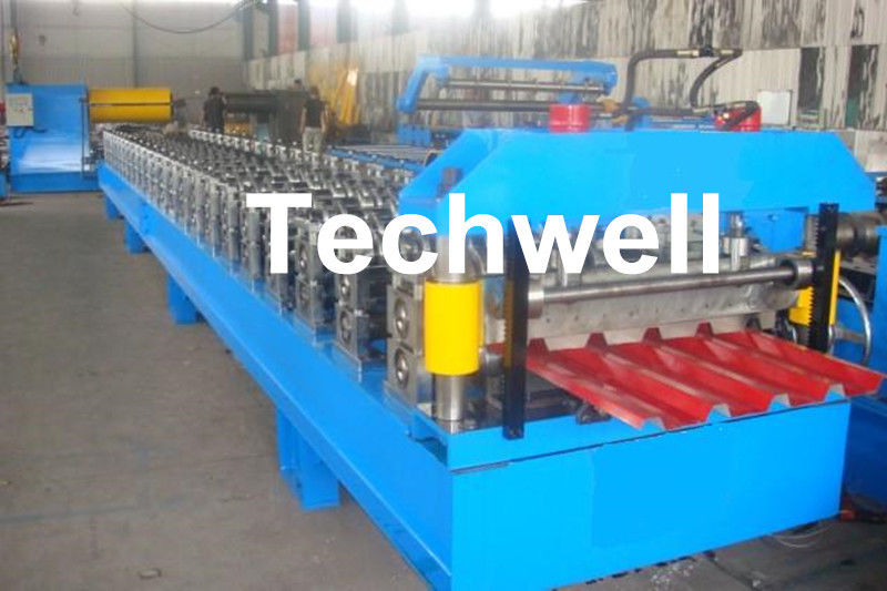 IBR Roofing Sheet Roll Forming Machine / IBR Panel Forming Machine For Making Roof Wall Cladding