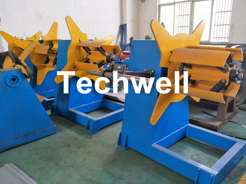 Manual Decoiler / Uncoiler , Umbrella Type With Manual Expanding & Passive Uncoil For 5 Ton