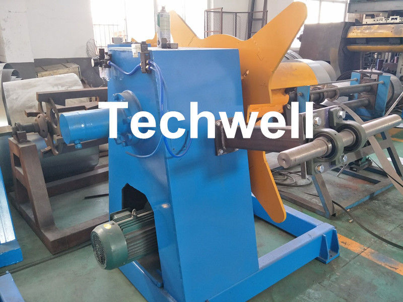 Manual Decoiler / Uncoiler , Umbrella Type With Manual Expanding & Passive Uncoil For 5 Ton