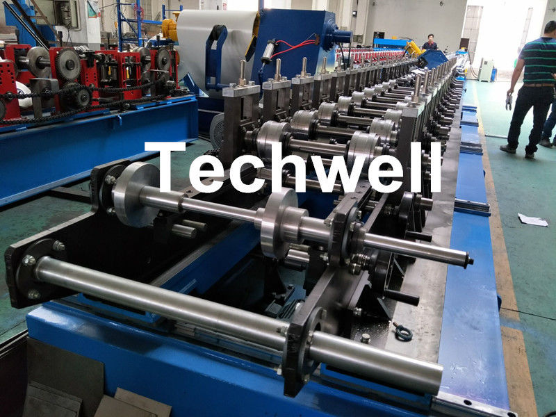 90mm Shaft Diameter Cable Tray Roll Forming Machine With 3.0kw Servo Feeding Device