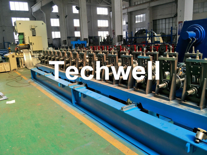 90mm Shaft Diameter Cable Tray Roll Forming Machine With 3.0kw Servo Feeding Device