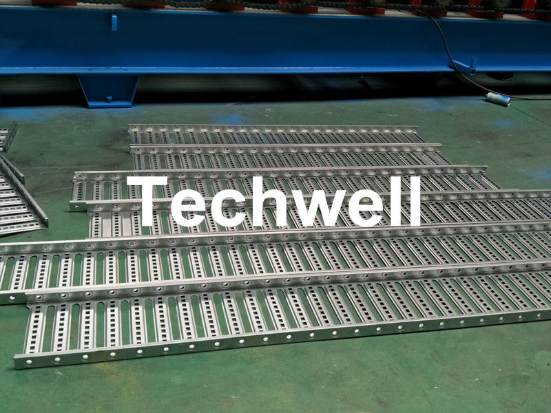 15 KW Forming Motor Power Cold Roll Forming Machine For Producing Steel Cable Tray Profile Sheets