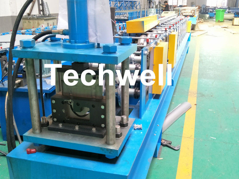 PPGI Half Round Gutter Roll Forming Machine For Making Rainwater Gutter & Box Gutter
