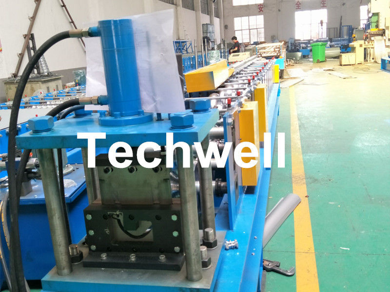 PPGI Half Round Gutter Roll Forming Machine For Making Rainwater Gutter & Box Gutter