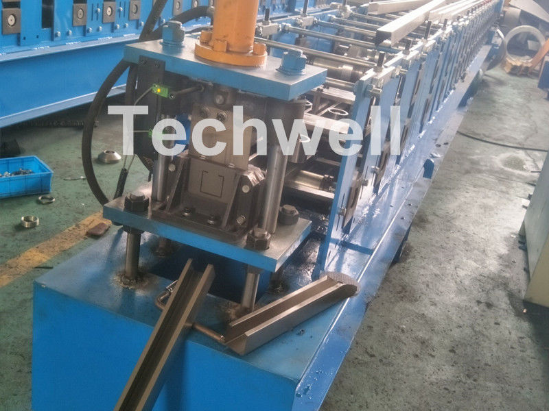 C Purlin Cold Rolling Forming Machine / Cold Rolled Lipped Purlin Channel Machine For 0-15m/min