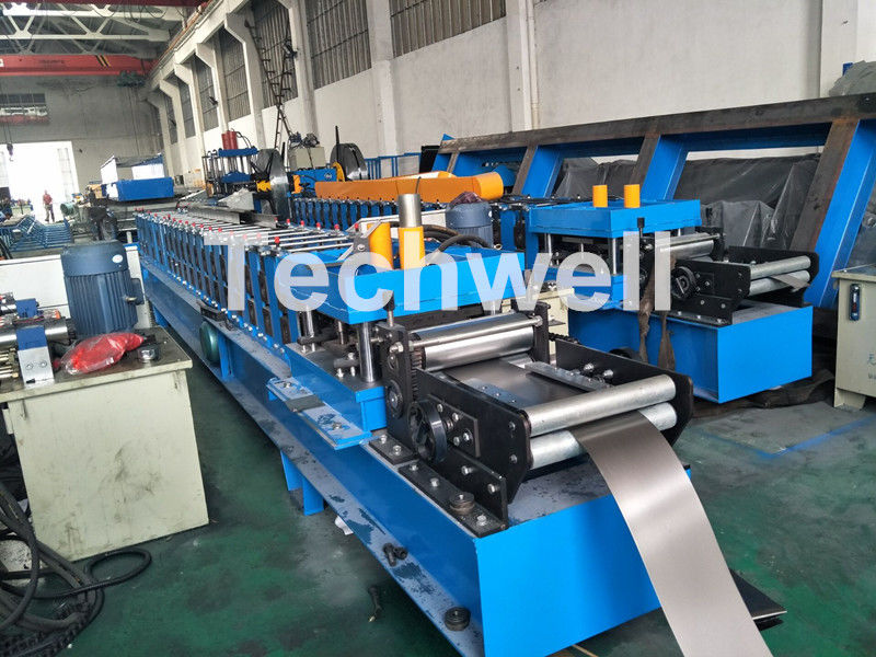 Customized Cold Roll Forming Machine For Making C Purlin Profile / C Channel Machine
