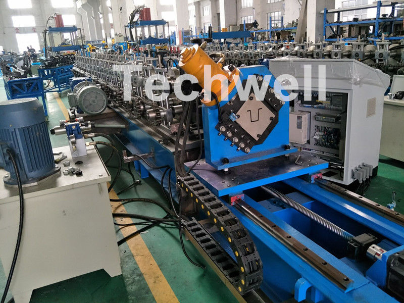0-15m/Min Forming Speed Hat Channel Cold Forming Machine For Raw Material GI , Carbon Steel