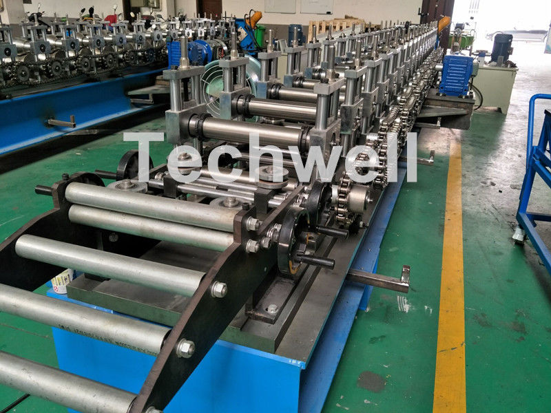 0-15m/Min Forming Speed Hat Channel Cold Forming Machine For Raw Material GI , Carbon Steel