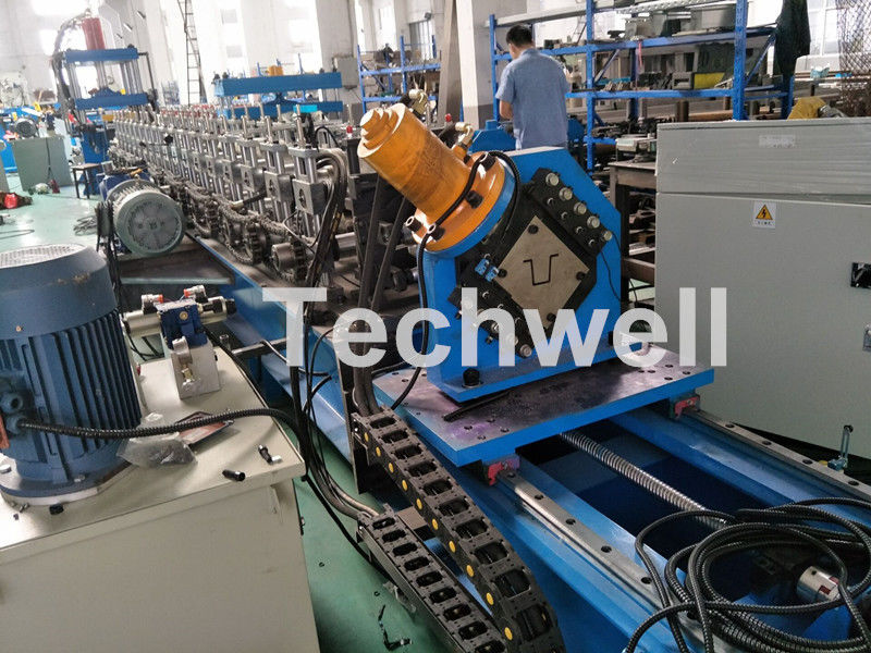Cold Rolling Forming Machine For Making Top Hat Channel / Furring Channel Profiles