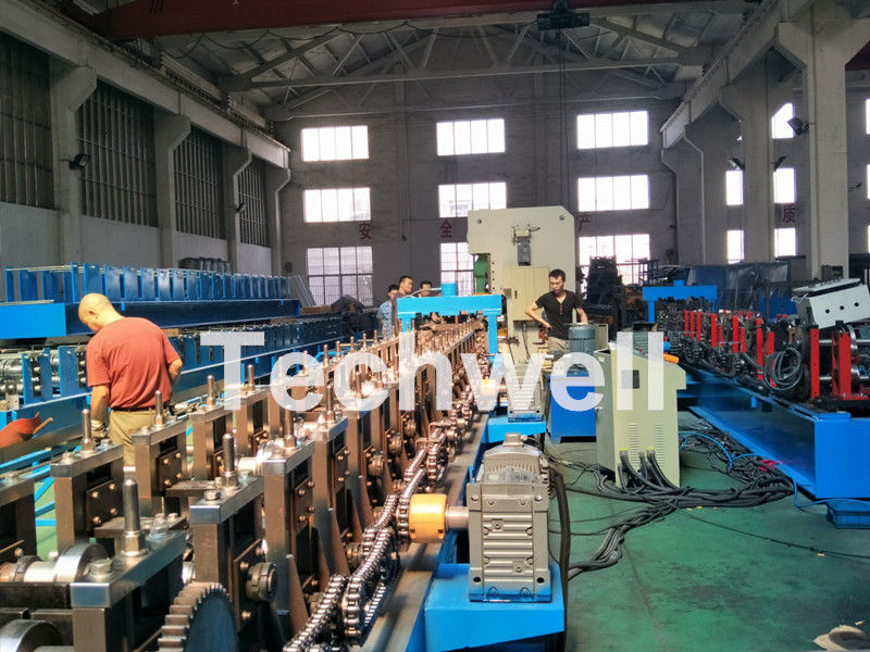18 forming stations Auto Changeover Cable Tray Roll Forming Machine with PLC Electrical Control