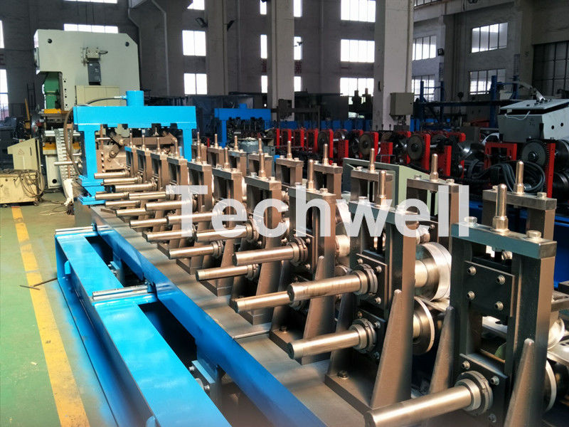 18 forming stations Auto Changeover Cable Tray Roll Forming Machine with PLC Electrical Control