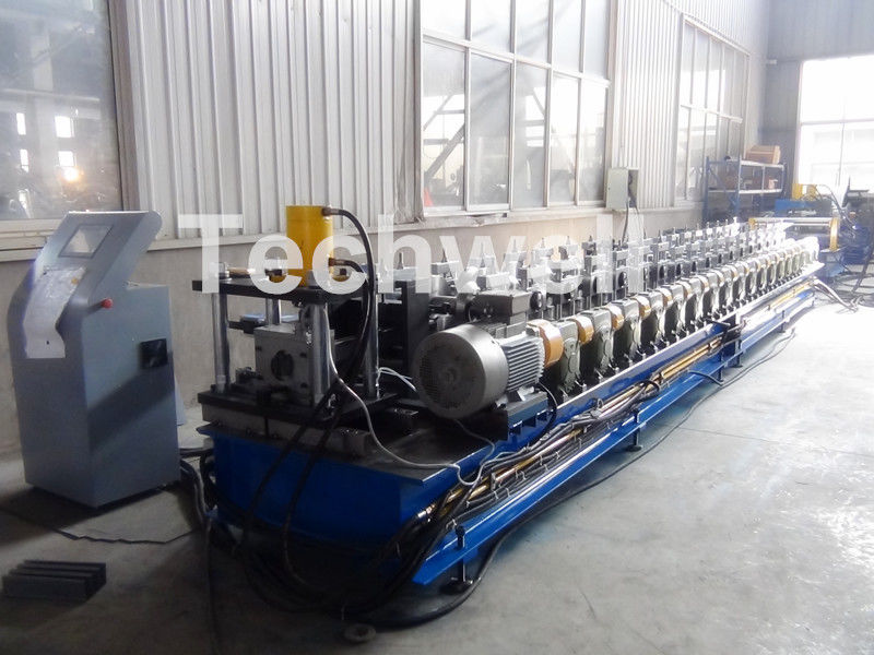 Solar Strut Channel Cold Roll Forming Machine With Servo Feeding Device & Press Punching Machine