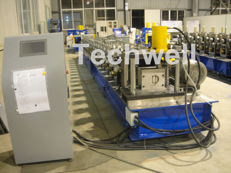 PLC Frequency Control Solar Strut Profile Roll Forming Machine With 24 Roller Stations