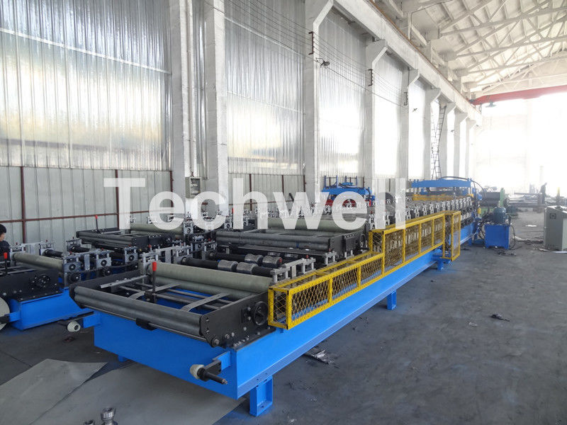 Tile Sheets & Roof Cladding Sheets Double Layer Roll Forming Machine With Hydraulic Cutting