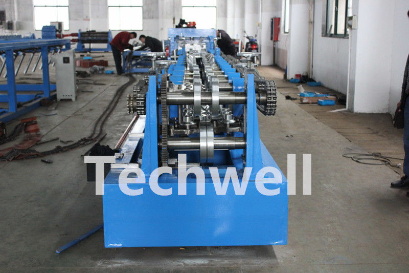 CZ Shaped Purlin Roll Forming Machine With 17 Forming Station TW-CZ300