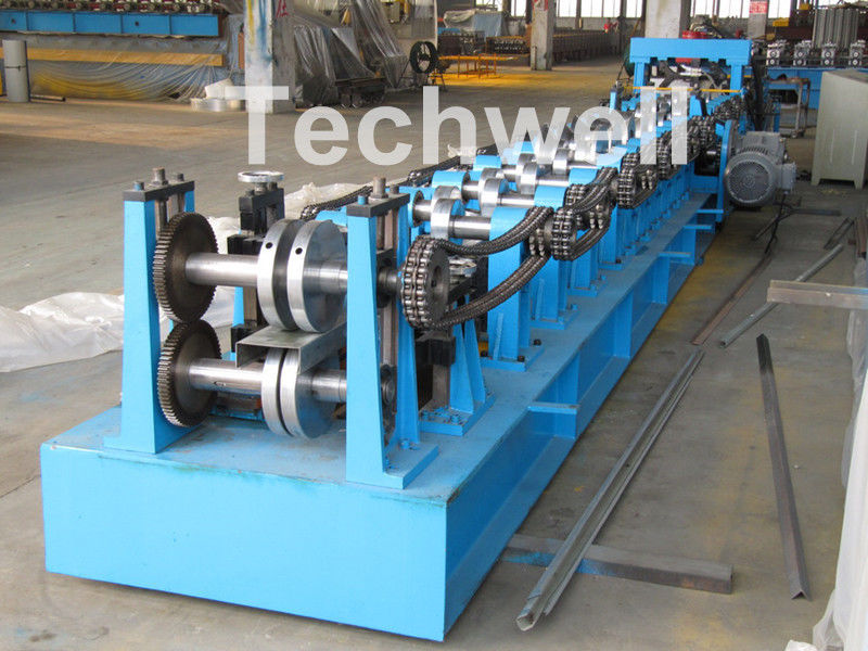 CZ Shaped Purlin Roll Forming Machine With 17 Forming Station TW-CZ300