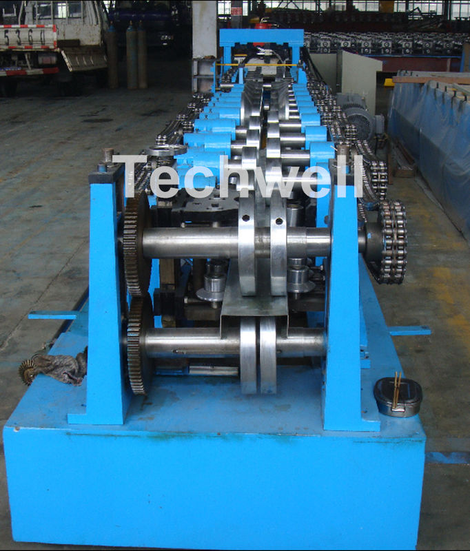 CZ Shaped Purlin Roll Forming Machine With 17 Forming Station TW-CZ300