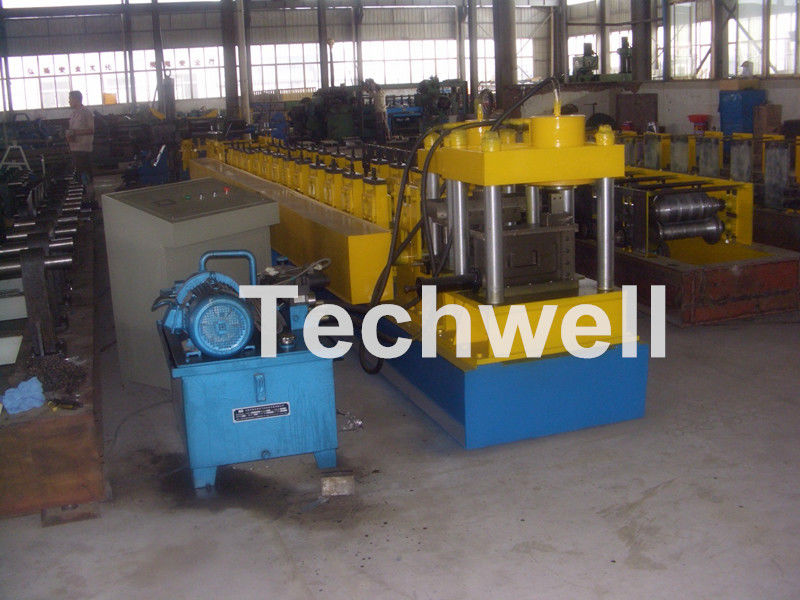12-15m/min Forming Speed Box Beam Rack Roll Forming Machine for Upright Rack , Storage Shelf