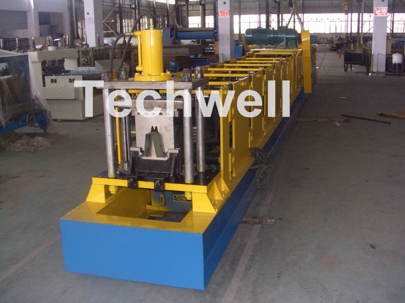 Wall Plate Structure Cold Roll Forming Machine With 0-15m/Min Forming Speed For Making Top Hat Channel