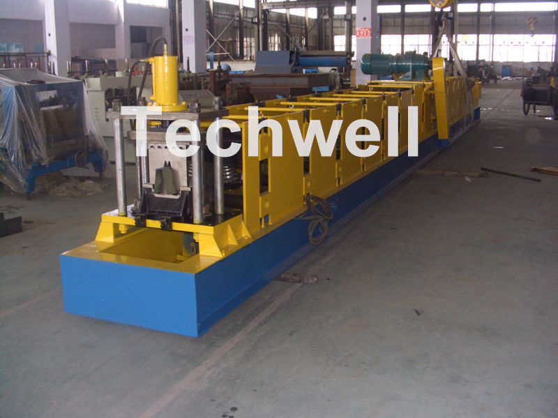 Wall Plate Structure Cold Roll Forming Machine With 0-15m/Min Forming Speed For Making Top Hat Channel