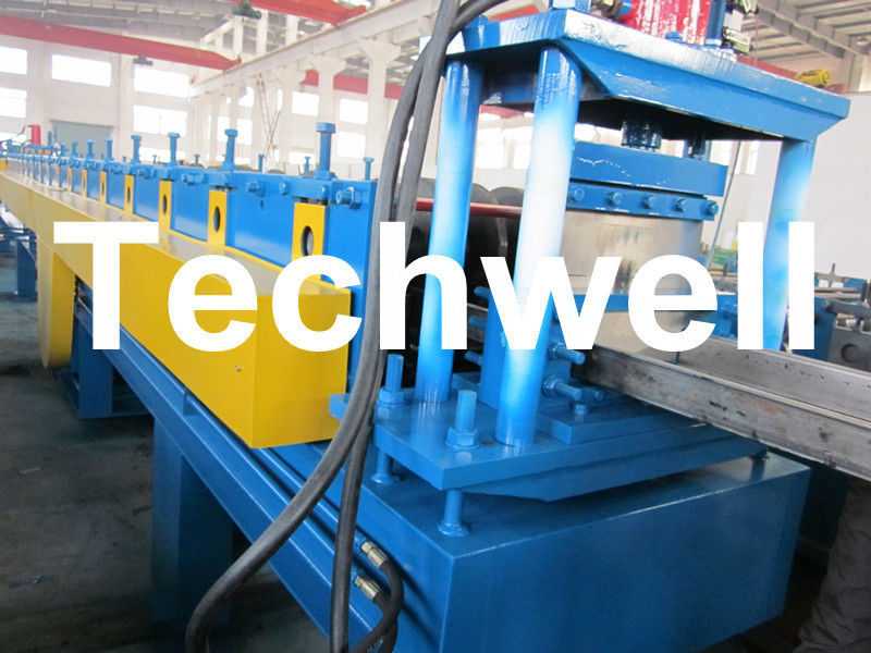 Wall Plate Structure Cold Roll Forming Machine With 0-15m/Min Forming Speed For Making Top Hat Channel
