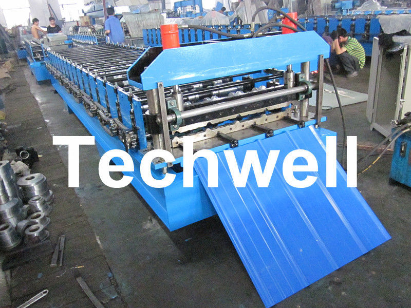 C8 Wall Panel Sheet Roof Roll Forming Machine With  0.3mm - 0.8mm Thickness