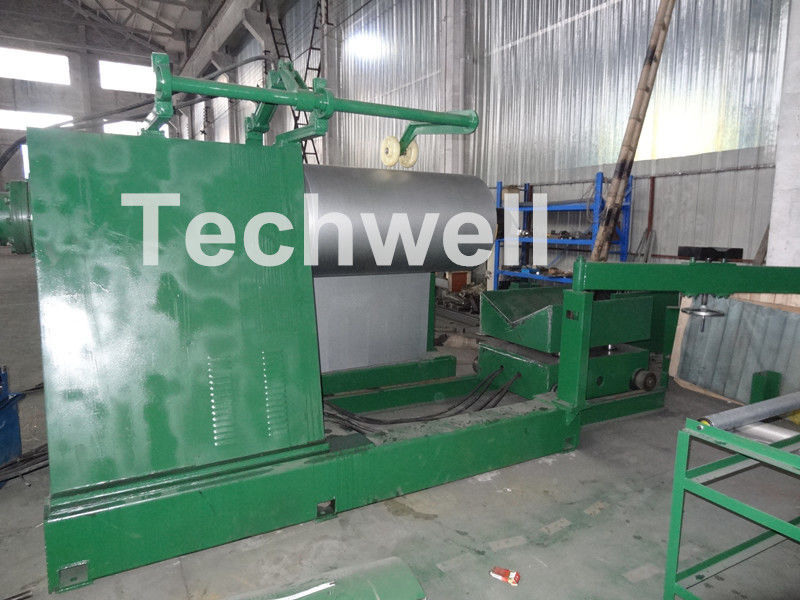 7 / 10 / 15 Ton Weight Capacity Steel Coil Decoiler With Adjustable Working Speed