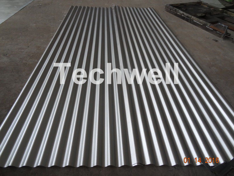 G550Mpa 0.18mm Cold Roll Forming Machine , Glazed Tile Roll Forming Machine