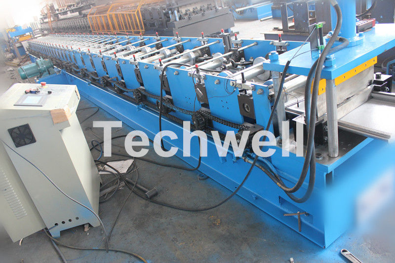 5 Ton Capacity Garage Door Roll Forming Machine With Wood Grain Embossing Machine