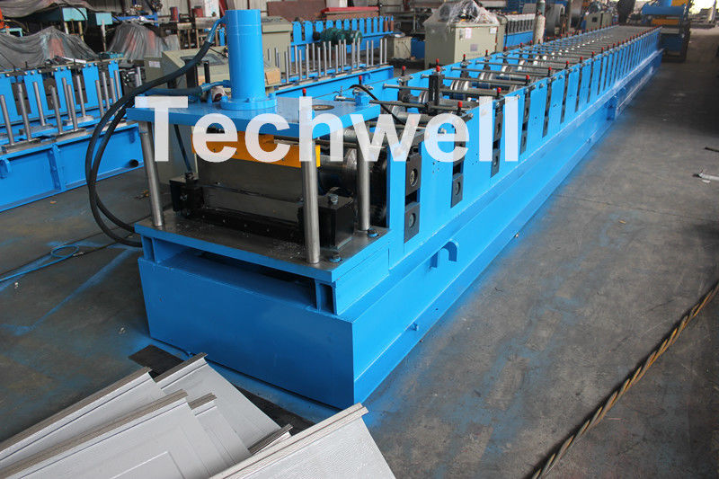5 Ton Capacity Garage Door Roll Forming Machine With Wood Grain Embossing Machine