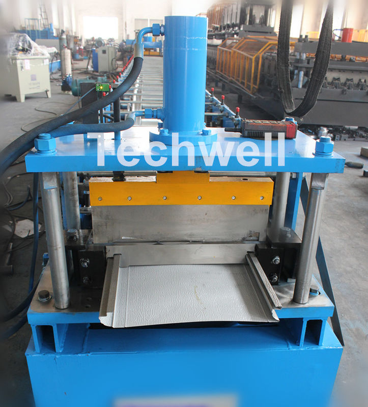 5 Ton Capacity Garage Door Roll Forming Machine With Wood Grain Embossing Machine