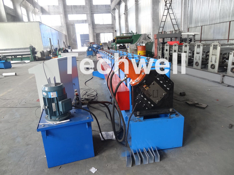 Metal Stud And Track Roll Forming Machine , Sheet Metal Roll Former For Roof Truss