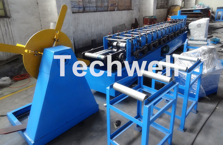 Light Steel Stud Roll Forming Machine , 5.5 Kw Industrial Metal Roll Forming Machine