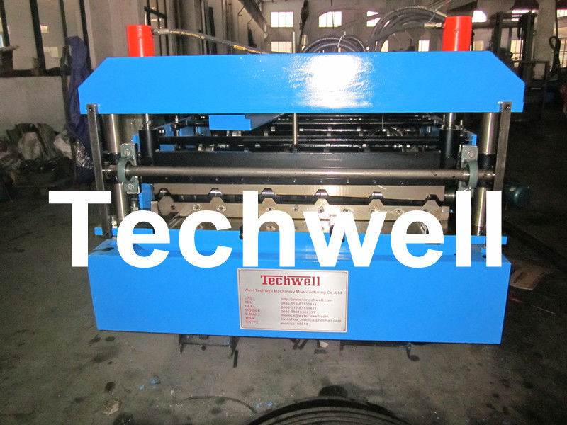 Metal Automatical Roof Panel Cold Roll Forming Machine with 0 - 15 m/min Speed