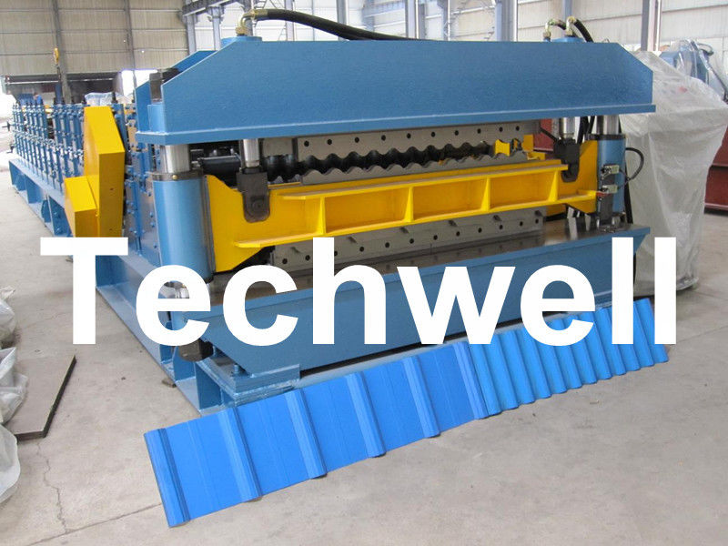 Double Layer Roof Wall Panel Cold Roll Forming Machine for Two Different Roof Panels